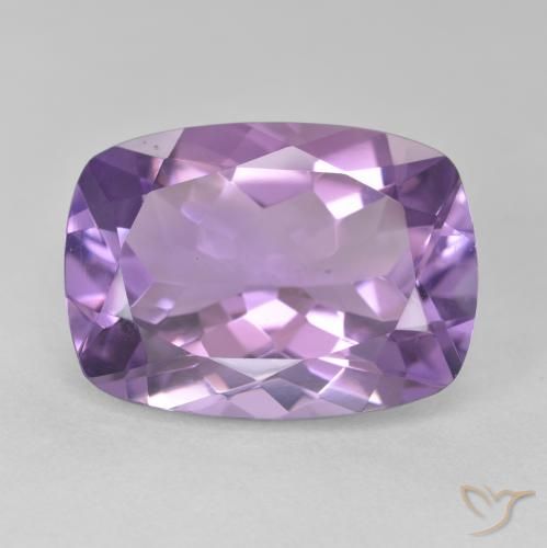12.83ct 자연스러운 미디엄 바이올렛 자수정, 방석, VVS