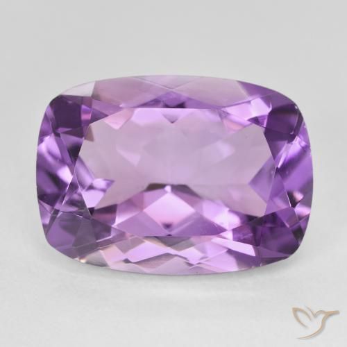 12.22ct 자연스러운 Medium Light Purplish-Violet 자수정, 방석, VVS