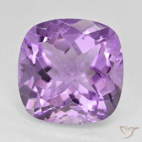12.98ct 자연스러운 Medium Light Purplish-Violet 자수정, 방석, VVS