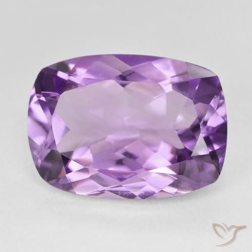 12.53ct 자연스러운 보라색 보라색 자수정, 방석, VVS-VS