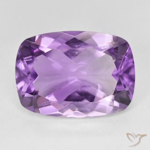 12.53ct 자연스러운 Medium Light Purplish-Violet 자수정, 방석, VVS