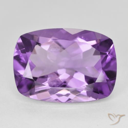 12.62ct 자연스러운 보라색 보라색 자수정, 방석, VVS