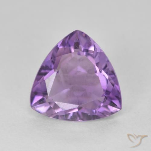 2.75ct 자연스러운 미디엄 바이올렛 자수정, 일조, VS