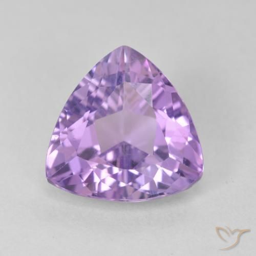 2.94ct 자연스러운 분홍빛이 도는 보라색 자수정, 일조, VS