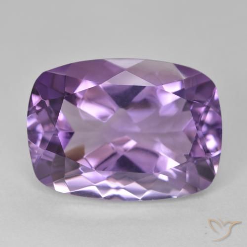 12.98ct 자연스러운 Medium Light Purplish-Violet 자수정, 방석, VVS