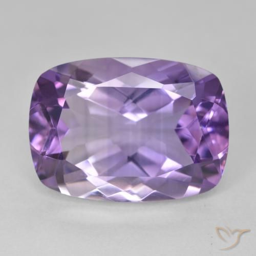 13.08ct 자연스러운 딥 바이올렛 자수정, 방석, VVS