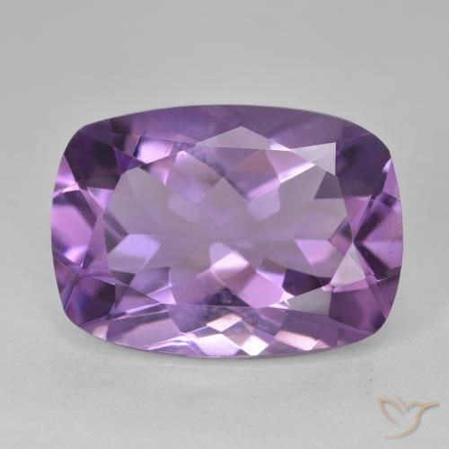 12.28ct 자연스러운 Medium Light Purplish-Violet 자수정, 방석, VVS