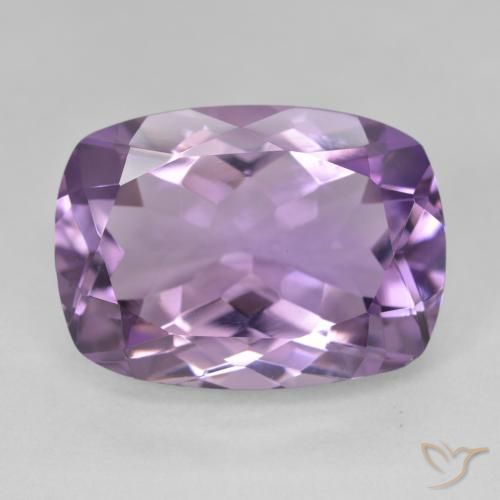 13.11ct 자연스러운 미디엄 바이올렛 자수정, 방석, VVS