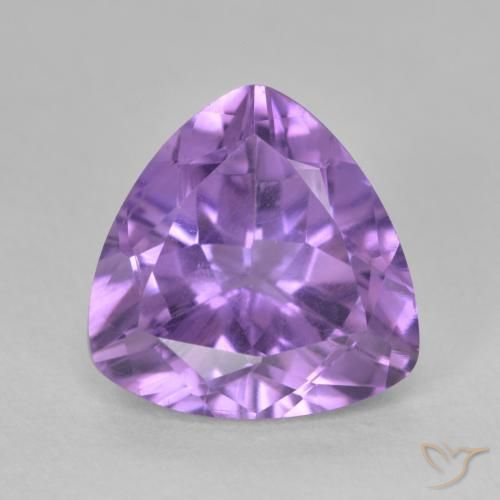 2.91ct 자연스러운 딥 아이리스 바이올렛 자수정, 일조, VS