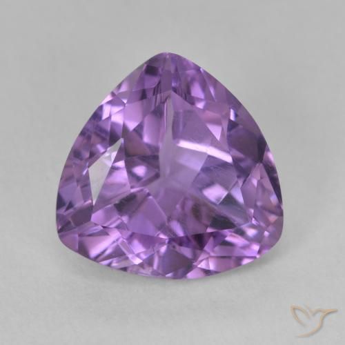 2.79ct 자연스러운 분홍빛이 도는 보라색 자수정, 일조, VS
