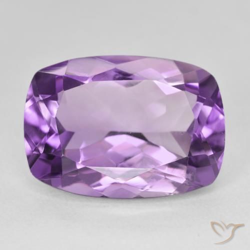 13.17ct 자연스러운 Medium Light Purplish-Violet 자수정, 방석, VVS