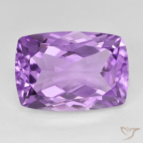 14.50ct 자연스러운 보라색 보라색 자수정, 방석, VVS
