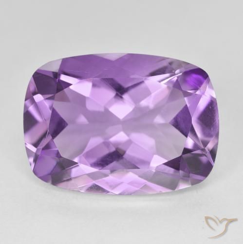 11.71ct 자연스러운 Medium Light Purplish-Violet 자수정, 방석, VVS