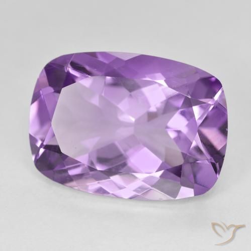 11.71캐럿 천연 Medium Light Purplish-Violet 자수정, 방석, VVS