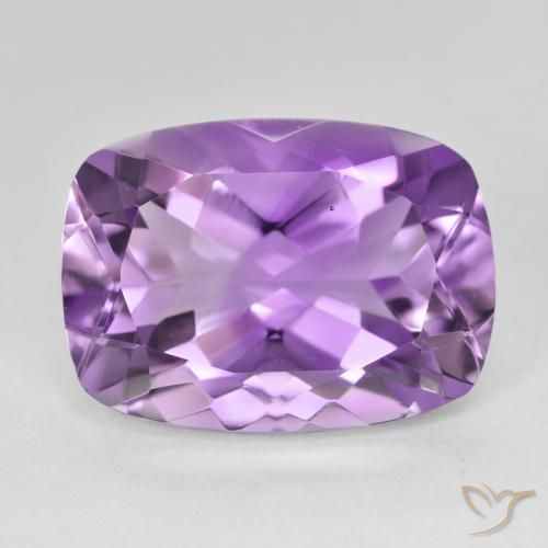 12.99ct 자연스러운 보라색 보라색 자수정, 방석, VVS