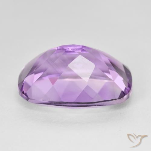12.87캐럿 천연 Medium Light Purplish-Violet 자수정, 방석, VVS