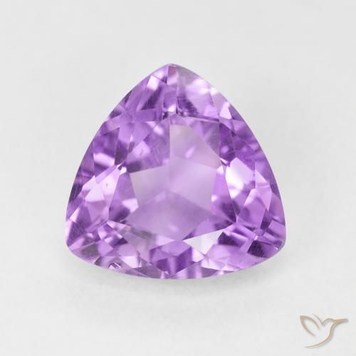 2.74ct 자연스러운 분홍빛이 도는 보라색 자수정, 일조, VS