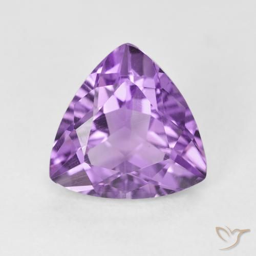 2.87ct 자연스러운 미디엄 핑크빛이 도는 바이올렛 자수정, 일조, VS