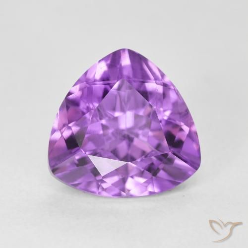 3.13ct 자연스러운 분홍빛이 도는 보라색 자수정, 일조, VS