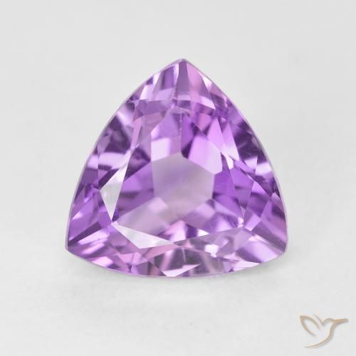 3.16ct 자연스러운 미디엄 핑크빛이 도는 바이올렛 자수정, 일조, VS