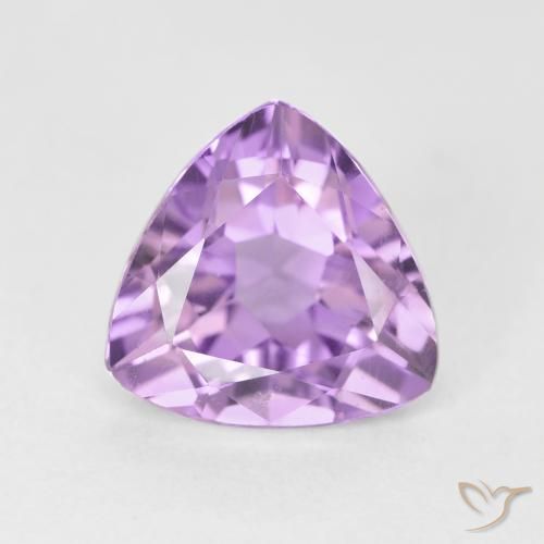 2.96ct 자연스러운 미디엄 핑크 바이올렛 자수정, 일조, VS