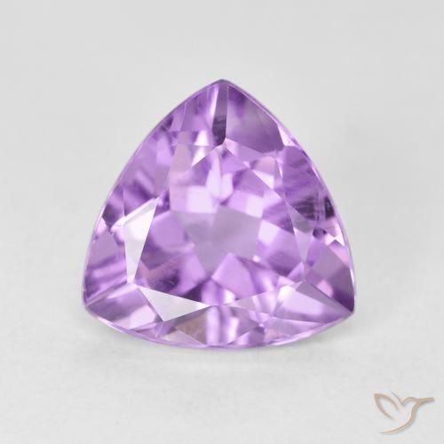 2.80ct 자연스러운 라이트 바이올렛 자수정, 일조, VS