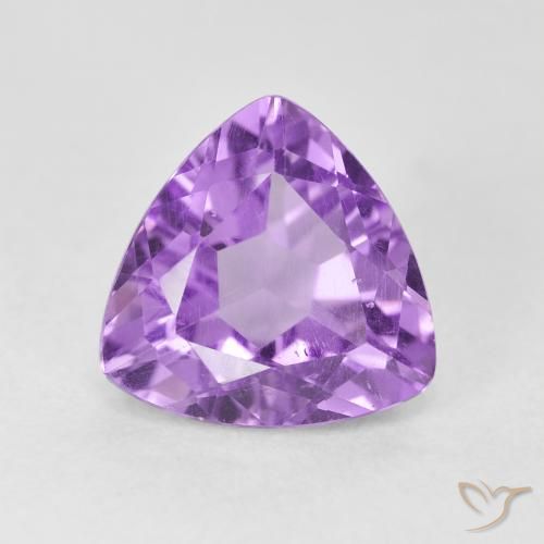 3.19ct 자연스러운 분홍빛이 도는 보라색 자수정, 일조, VS