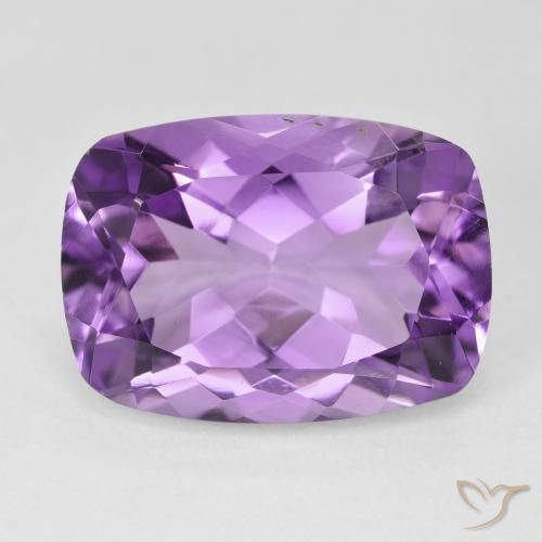 12.57ct 자연스러운 미디엄 바이올렛 자수정, 방석, VVS