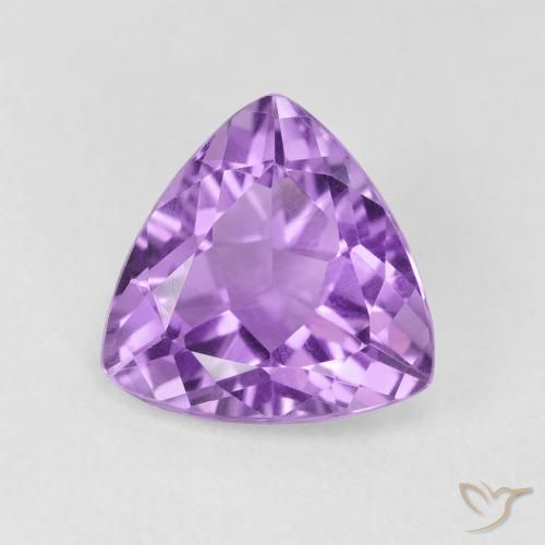 2.57ct 자연스러운 미디엄 핑크빛이 도는 바이올렛 자수정, 일조, VS