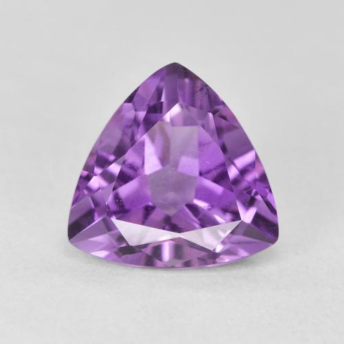 3.07ct 자연스러운 Medium Light Purplish-Violet 자수정, 일조, VVS-VS