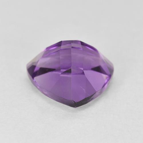 3.07캐럿 천연 Medium Light Purplish-Violet 자수정, 일조, VVS-VS