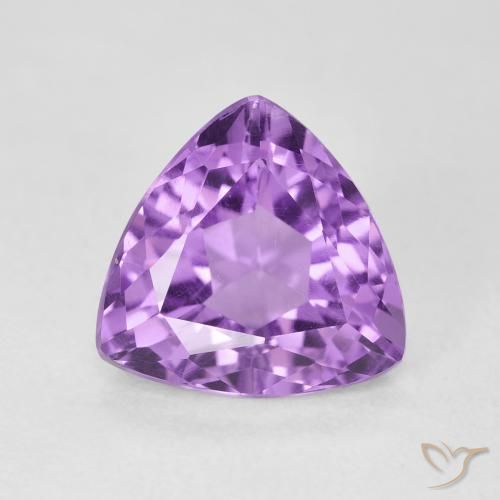 2.98ct 자연스러운 분홍빛이 도는 보라색 자수정, 일조, VS