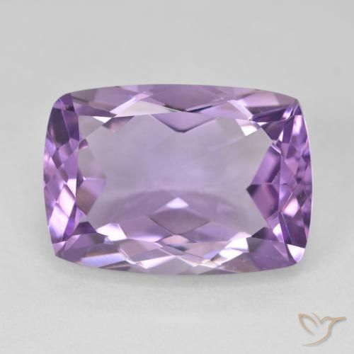 13.68ct 자연스러운 미디엄 바이올렛 자수정, 방석, VVS