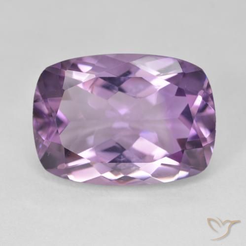 12.30ct 자연스러운 보라색 보라색 자수정, 방석, VVS-VS