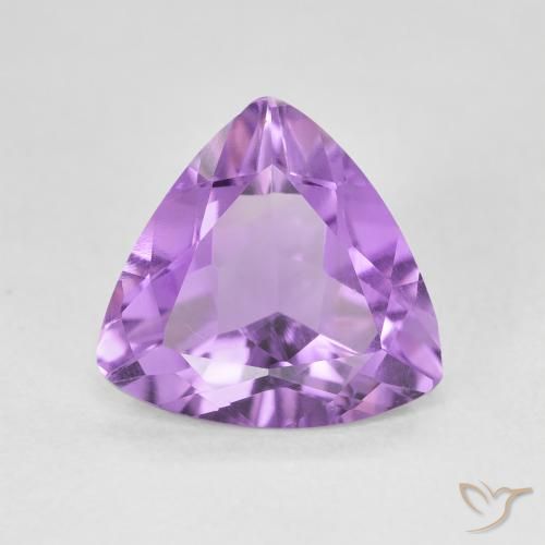 2.41ct 자연스러운 분홍빛이 도는 보라색 자수정, 일조, VVS-VS