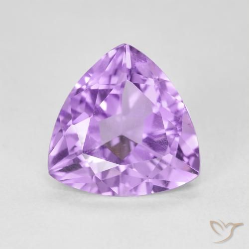2.90ct 자연스러운 분홍빛이 도는 보라색 자수정, 일조, VVS-VS
