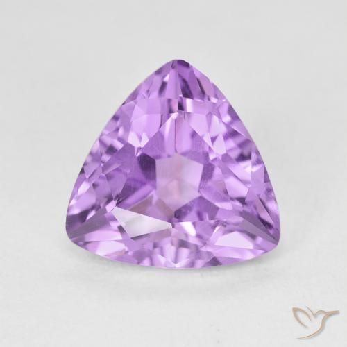 2.80ct 자연스러운 분홍빛이 도는 보라색 자수정, 일조, VVS-VS