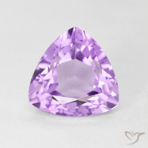 3.14ct 자연스러운 라이트 바이올렛 자수정, 일조, VVS-VS
