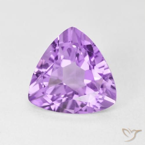 2.86ct 자연스러운 라이트 바이올렛 자수정, 일조, VVS-VS