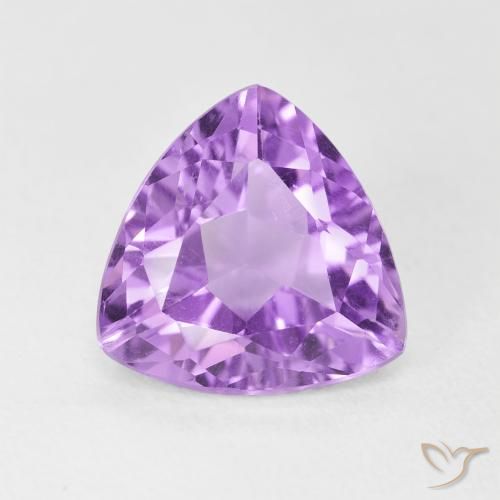 3.05ct 자연스러운 분홍빛이 도는 보라색 자수정, 일조, VVS-VS