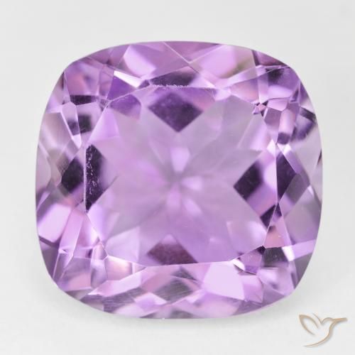 19.76ct 자연스러운 미디엄 핑크 바이올렛 자수정, 방석, VVS