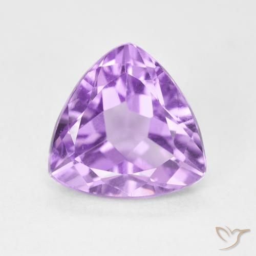 3.01ct 자연스러운 라이트 핑크빛이 도는 바이올렛 자수정, 일조, VVS