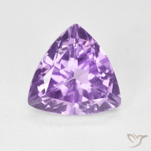 2.85ct 자연스러운 미디엄 핑크빛이 도는 바이올렛 자수정, 일조, VVS