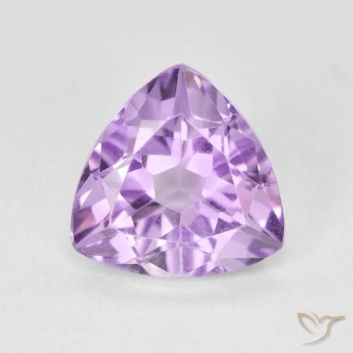 2.87ct 자연스러운 라이트 바이올렛 자수정, 일조, VVS