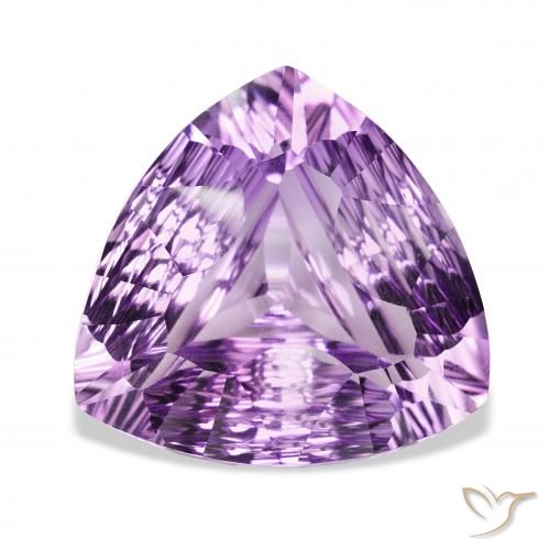 38.65ct 자연스러운 미디엄 퍼플리쉬 바이올렛 자수정, 일조, VVS