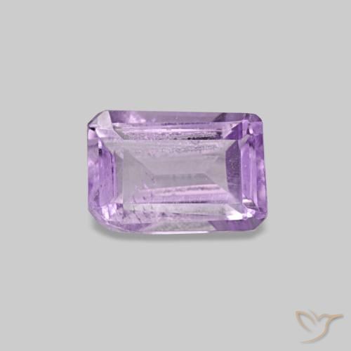 0.49ct 바이올렛 아메시스트, 에메랄드 컷, VS-SI