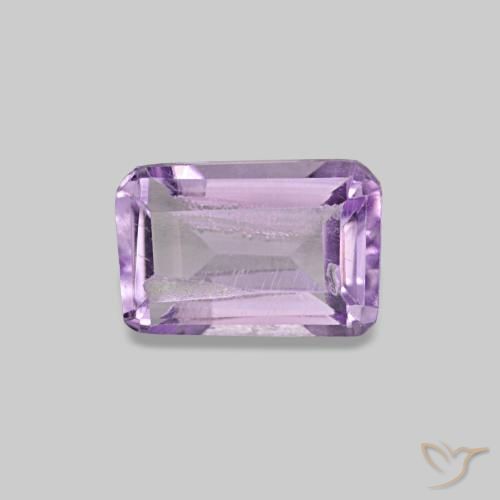 0.44ct 바이올렛 아메시스트, 에메랄드 컷, SI