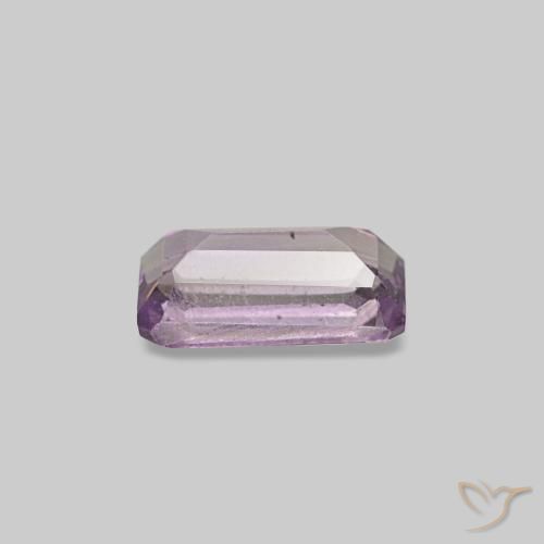 0.29캐럿 천연 Medium Light-Violet 아메시스트, 에메랄드 컷, 5.2×3.1 mm, VS-SI