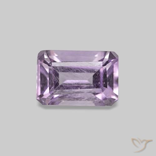 0.60ct 바이올렛 아메시스트, 에메랄드 컷, VS