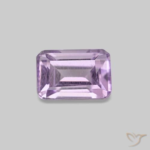 0.62ct 바이올렛 아메시스트, 에메랄드 컷, VS